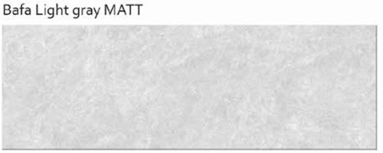 بافا طوسی روشن مات Bafa Light Gray MATT